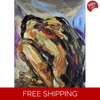 Abstract Nude Isolation Box 035